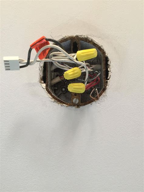 ceiling junction box has no screw holes|plastic junction box repair.